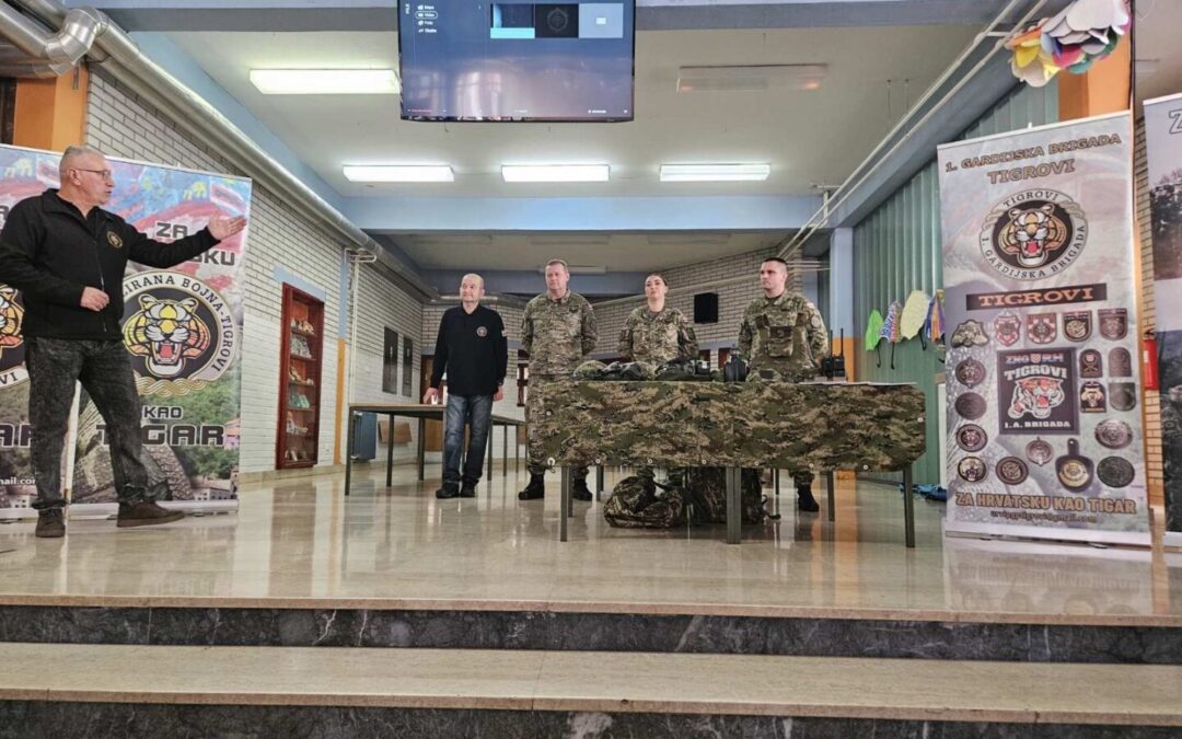 Legendarni “Tigrovi”  – učenicima 7. i 8. razreda predstavljen ratni put 1. gardijske brigade