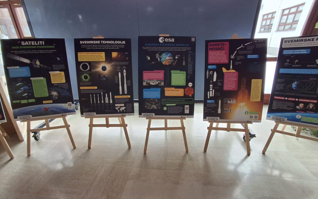 U sklopu Tjedna svemira postavljena izložba ”Putovanje svemirom: tehnologije, istraživanja i karijere budućnosti”