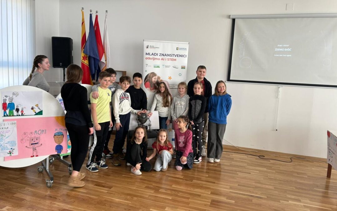 Projekt “Mladi znanstvenici – otkrijmo AI i STEM” – izložba radova i ostale aktivnosti za javnost