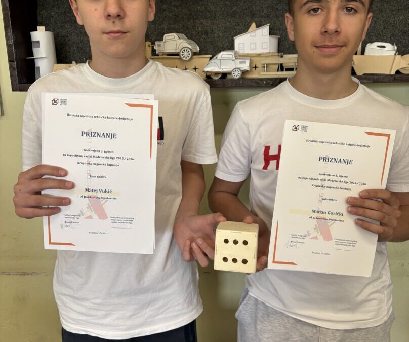 Modelarska liga – uspješan nastup naših učenika!
